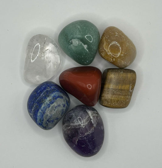 Box Chakra Stones With Palo Santo