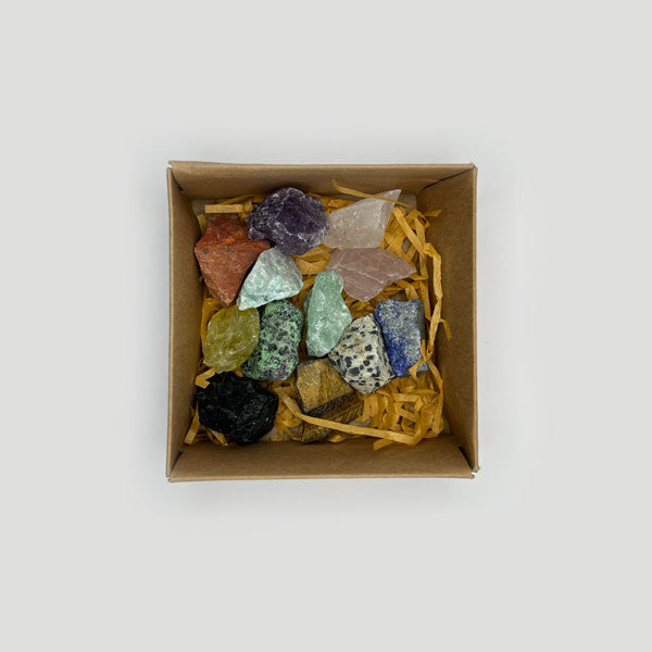 Chakra Stones Healing Crystal - Kit Rough Gems